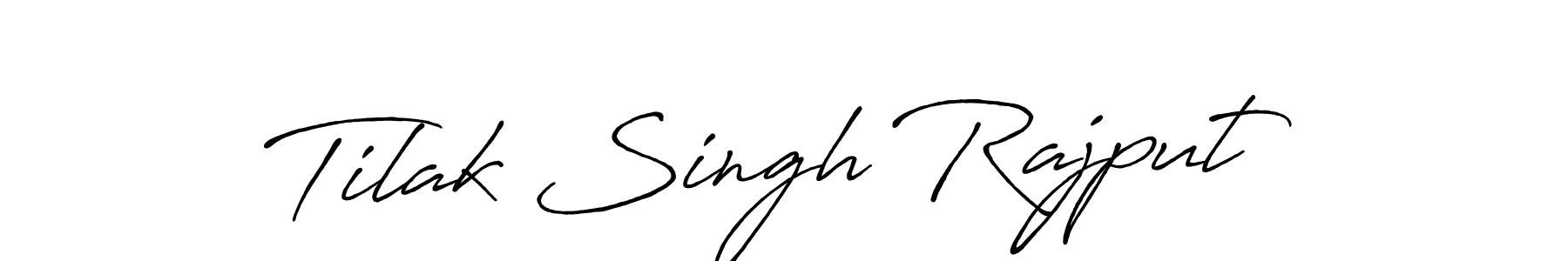 Use a signature maker to create a handwritten signature online. With this signature software, you can design (Antro_Vectra_Bolder) your own signature for name Tilak Singh Rajput. Tilak Singh Rajput signature style 7 images and pictures png