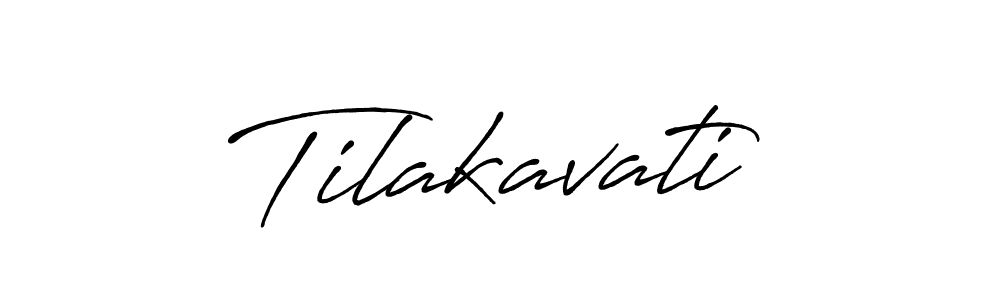 Make a beautiful signature design for name Tilakavati. With this signature (Antro_Vectra_Bolder) style, you can create a handwritten signature for free. Tilakavati signature style 7 images and pictures png