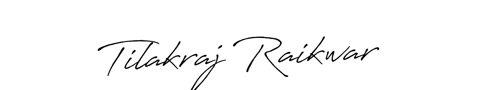 Make a short Tilakraj Raikwar signature style. Manage your documents anywhere anytime using Antro_Vectra_Bolder. Create and add eSignatures, submit forms, share and send files easily. Tilakraj Raikwar signature style 7 images and pictures png