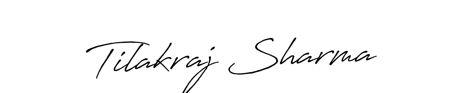 How to Draw Tilakraj Sharma signature style? Antro_Vectra_Bolder is a latest design signature styles for name Tilakraj Sharma. Tilakraj Sharma signature style 7 images and pictures png