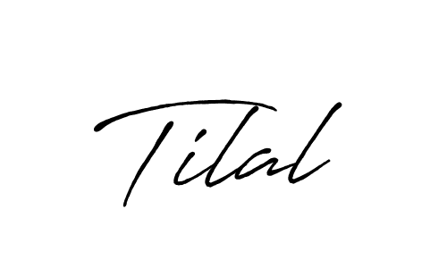 Once you've used our free online signature maker to create your best signature Antro_Vectra_Bolder style, it's time to enjoy all of the benefits that Tilal name signing documents. Tilal signature style 7 images and pictures png