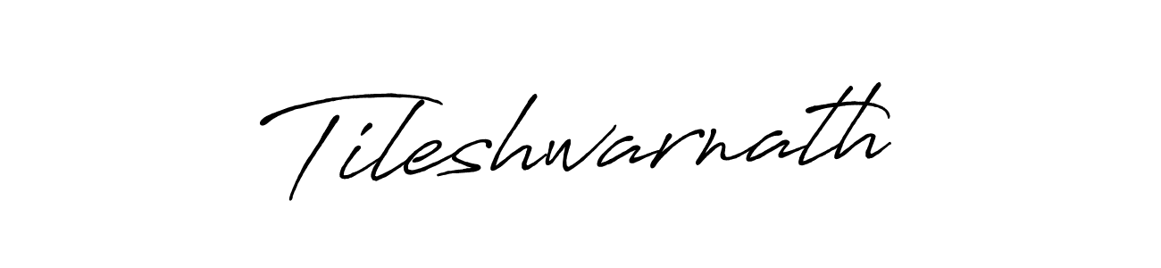 Create a beautiful signature design for name Tileshwarnath. With this signature (Antro_Vectra_Bolder) fonts, you can make a handwritten signature for free. Tileshwarnath signature style 7 images and pictures png