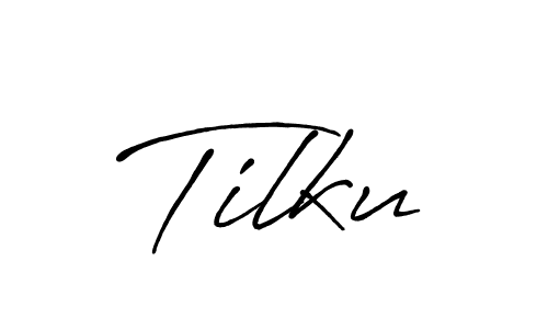 The best way (Antro_Vectra_Bolder) to make a short signature is to pick only two or three words in your name. The name Tilku include a total of six letters. For converting this name. Tilku signature style 7 images and pictures png