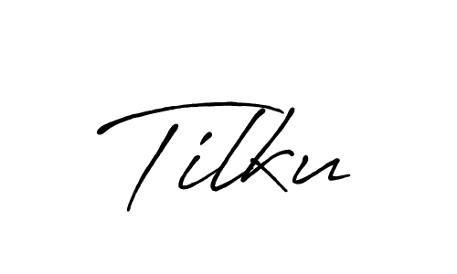 if you are searching for the best signature style for your name Tilku. so please give up your signature search. here we have designed multiple signature styles  using Antro_Vectra_Bolder. Tilku signature style 7 images and pictures png