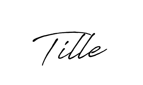 if you are searching for the best signature style for your name Tille. so please give up your signature search. here we have designed multiple signature styles  using Antro_Vectra_Bolder. Tille signature style 7 images and pictures png