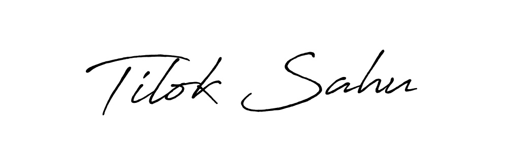 Once you've used our free online signature maker to create your best signature Antro_Vectra_Bolder style, it's time to enjoy all of the benefits that Tilok Sahu name signing documents. Tilok Sahu signature style 7 images and pictures png