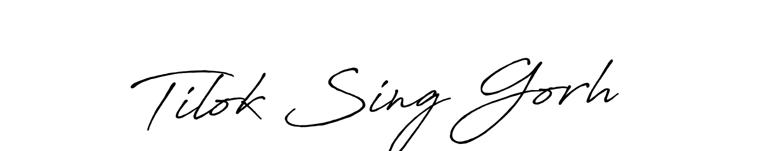 Antro_Vectra_Bolder is a professional signature style that is perfect for those who want to add a touch of class to their signature. It is also a great choice for those who want to make their signature more unique. Get Tilok Sing Gorh name to fancy signature for free. Tilok Sing Gorh signature style 7 images and pictures png