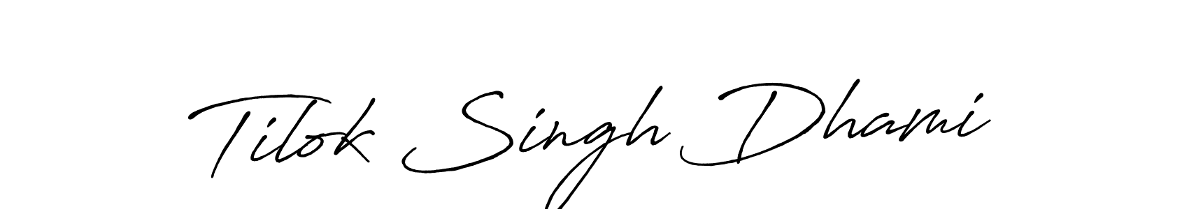 Similarly Antro_Vectra_Bolder is the best handwritten signature design. Signature creator online .You can use it as an online autograph creator for name Tilok Singh Dhami. Tilok Singh Dhami signature style 7 images and pictures png