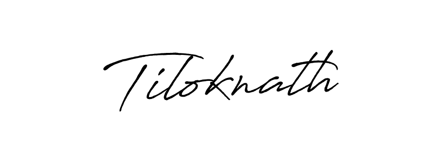 Make a beautiful signature design for name Tiloknath. Use this online signature maker to create a handwritten signature for free. Tiloknath signature style 7 images and pictures png