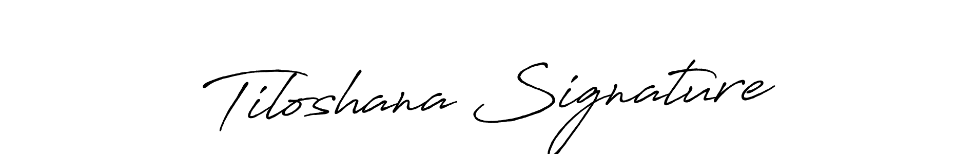 Use a signature maker to create a handwritten signature online. With this signature software, you can design (Antro_Vectra_Bolder) your own signature for name Tiloshana Signature. Tiloshana Signature signature style 7 images and pictures png