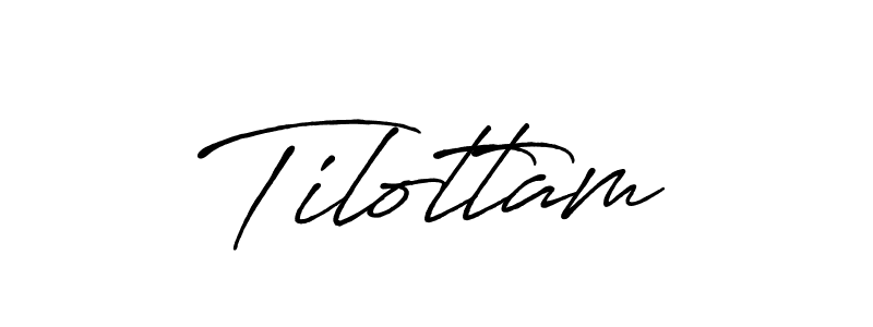Create a beautiful signature design for name Tilottam. With this signature (Antro_Vectra_Bolder) fonts, you can make a handwritten signature for free. Tilottam signature style 7 images and pictures png