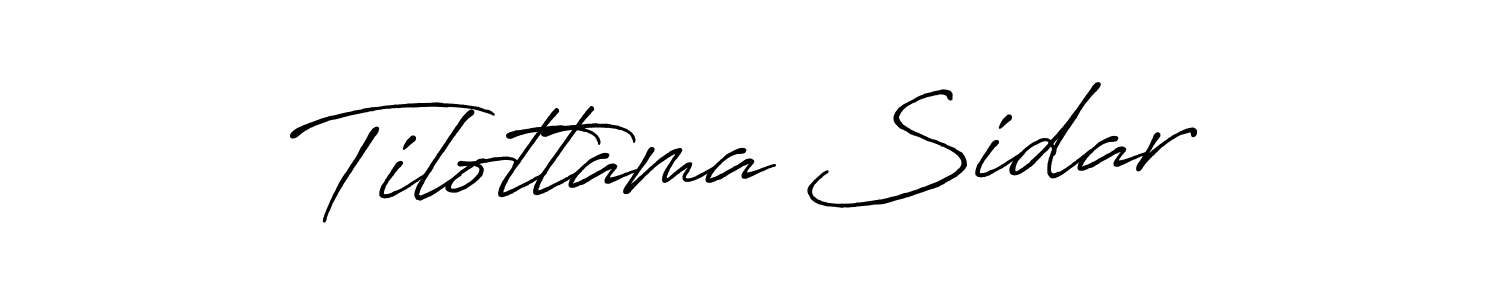 Tilottama Sidar stylish signature style. Best Handwritten Sign (Antro_Vectra_Bolder) for my name. Handwritten Signature Collection Ideas for my name Tilottama Sidar. Tilottama Sidar signature style 7 images and pictures png