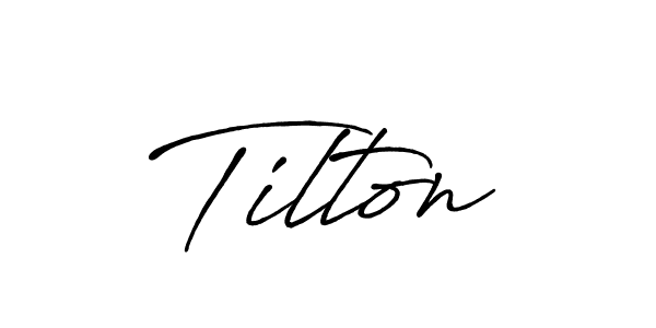 Create a beautiful signature design for name Tilton. With this signature (Antro_Vectra_Bolder) fonts, you can make a handwritten signature for free. Tilton signature style 7 images and pictures png