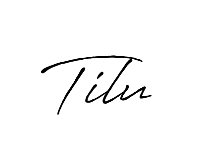 Once you've used our free online signature maker to create your best signature Antro_Vectra_Bolder style, it's time to enjoy all of the benefits that Tilu name signing documents. Tilu signature style 7 images and pictures png