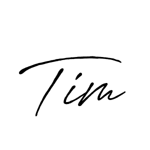 Design your own signature with our free online signature maker. With this signature software, you can create a handwritten (Antro_Vectra_Bolder) signature for name Tim. Tim signature style 7 images and pictures png