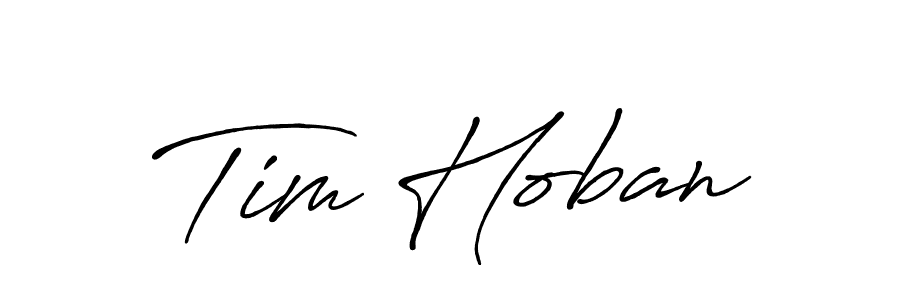 Make a beautiful signature design for name Tim Hoban. With this signature (Antro_Vectra_Bolder) style, you can create a handwritten signature for free. Tim Hoban signature style 7 images and pictures png