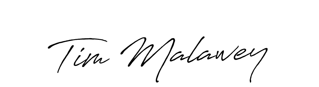 Create a beautiful signature design for name Tim Malawey. With this signature (Antro_Vectra_Bolder) fonts, you can make a handwritten signature for free. Tim Malawey signature style 7 images and pictures png