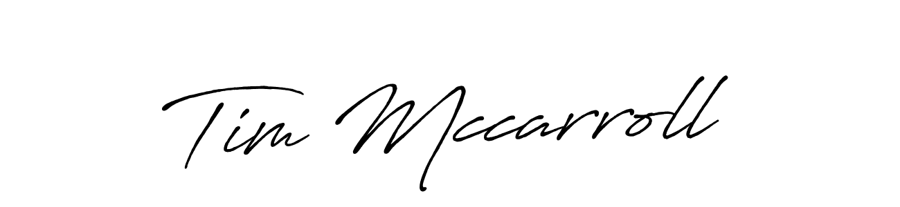 The best way (Antro_Vectra_Bolder) to make a short signature is to pick only two or three words in your name. The name Tim Mccarroll include a total of six letters. For converting this name. Tim Mccarroll signature style 7 images and pictures png