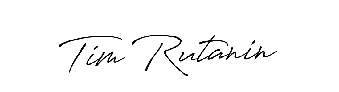 Best and Professional Signature Style for Tim Rutanin. Antro_Vectra_Bolder Best Signature Style Collection. Tim Rutanin signature style 7 images and pictures png