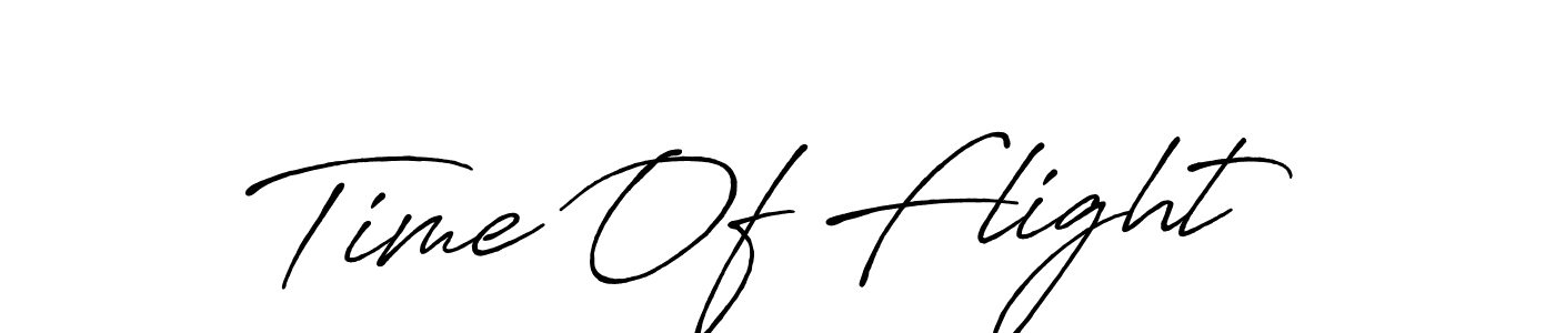 Make a beautiful signature design for name Time Of Flight. With this signature (Antro_Vectra_Bolder) style, you can create a handwritten signature for free. Time Of Flight signature style 7 images and pictures png