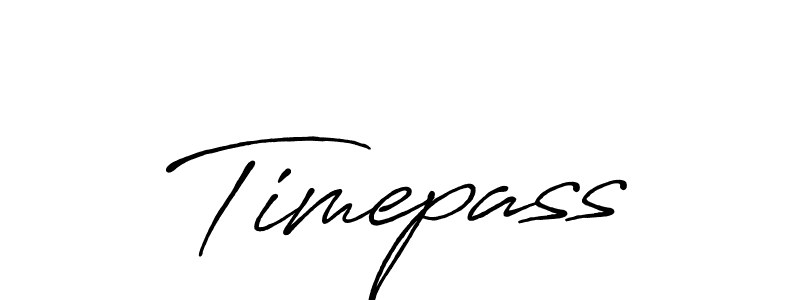 Create a beautiful signature design for name Timepass. With this signature (Antro_Vectra_Bolder) fonts, you can make a handwritten signature for free. Timepass signature style 7 images and pictures png