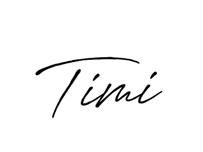 Use a signature maker to create a handwritten signature online. With this signature software, you can design (Antro_Vectra_Bolder) your own signature for name Timi. Timi signature style 7 images and pictures png