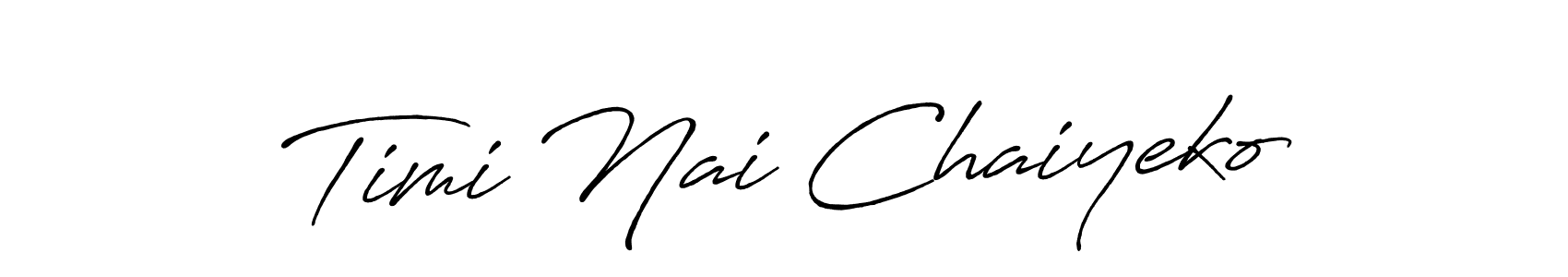 Also we have Timi Nai Chaiyeko name is the best signature style. Create professional handwritten signature collection using Antro_Vectra_Bolder autograph style. Timi Nai Chaiyeko signature style 7 images and pictures png