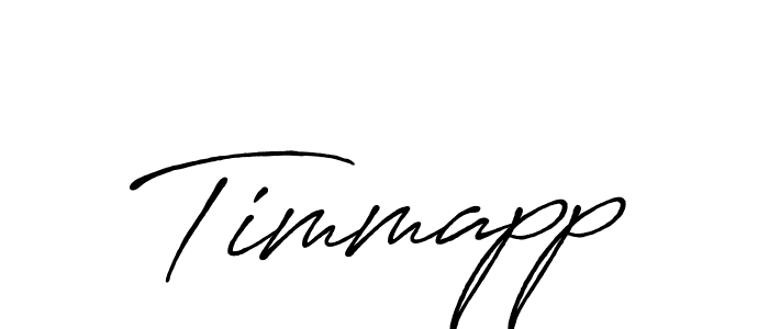 Timmapp stylish signature style. Best Handwritten Sign (Antro_Vectra_Bolder) for my name. Handwritten Signature Collection Ideas for my name Timmapp. Timmapp signature style 7 images and pictures png