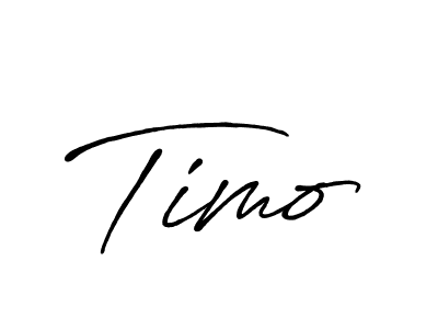 Design your own signature with our free online signature maker. With this signature software, you can create a handwritten (Antro_Vectra_Bolder) signature for name Timo. Timo signature style 7 images and pictures png