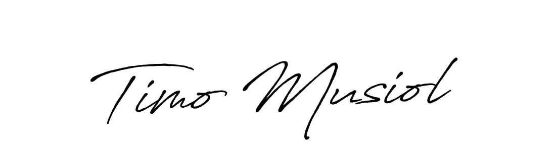 Make a short Timo Musiol signature style. Manage your documents anywhere anytime using Antro_Vectra_Bolder. Create and add eSignatures, submit forms, share and send files easily. Timo Musiol signature style 7 images and pictures png