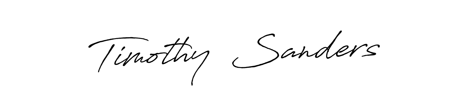 Also we have Timothy  Sanders name is the best signature style. Create professional handwritten signature collection using Antro_Vectra_Bolder autograph style. Timothy  Sanders signature style 7 images and pictures png