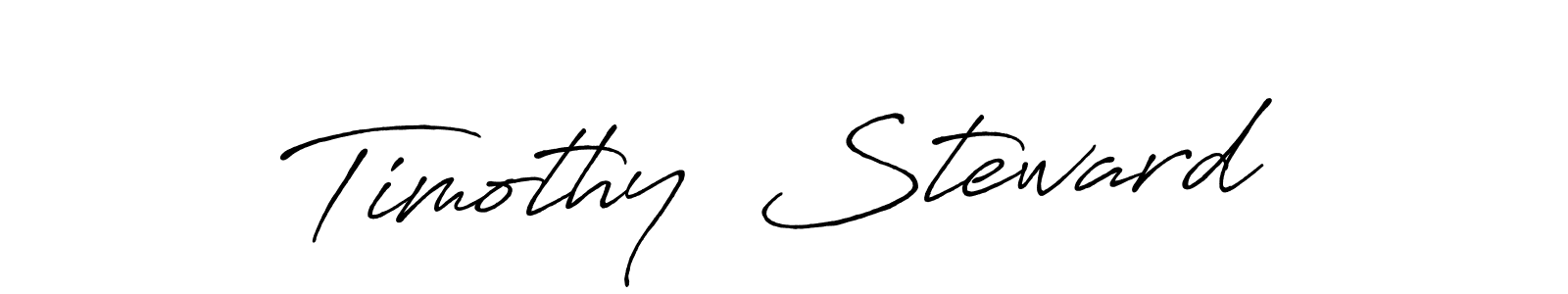 How to make Timothy  Steward signature? Antro_Vectra_Bolder is a professional autograph style. Create handwritten signature for Timothy  Steward name. Timothy  Steward signature style 7 images and pictures png