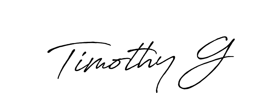 The best way (Antro_Vectra_Bolder) to make a short signature is to pick only two or three words in your name. The name Timothy G include a total of six letters. For converting this name. Timothy G signature style 7 images and pictures png