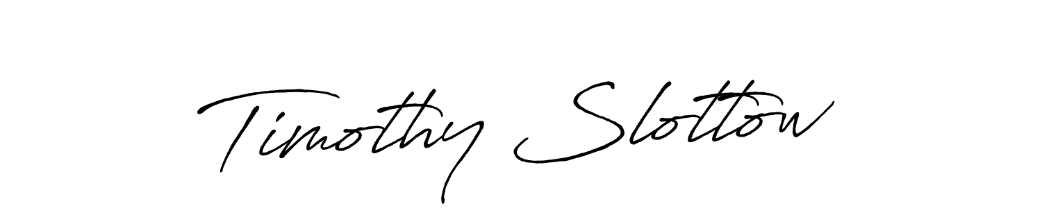 Create a beautiful signature design for name Timothy Slottow. With this signature (Antro_Vectra_Bolder) fonts, you can make a handwritten signature for free. Timothy Slottow signature style 7 images and pictures png