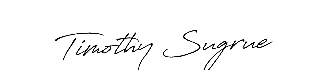 Timothy Sugrue stylish signature style. Best Handwritten Sign (Antro_Vectra_Bolder) for my name. Handwritten Signature Collection Ideas for my name Timothy Sugrue. Timothy Sugrue signature style 7 images and pictures png