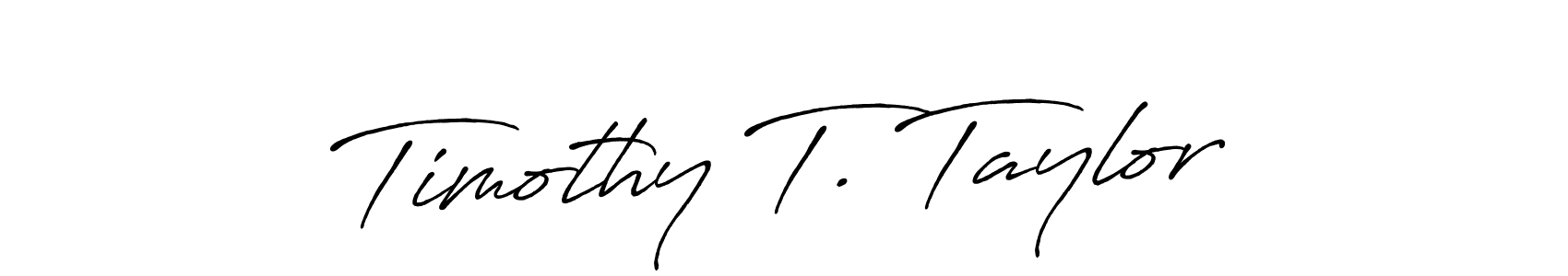 Design your own signature with our free online signature maker. With this signature software, you can create a handwritten (Antro_Vectra_Bolder) signature for name Timothy T. Taylor. Timothy T. Taylor signature style 7 images and pictures png