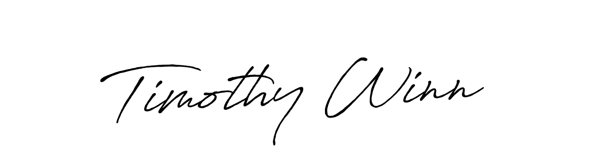 Timothy Winn stylish signature style. Best Handwritten Sign (Antro_Vectra_Bolder) for my name. Handwritten Signature Collection Ideas for my name Timothy Winn. Timothy Winn signature style 7 images and pictures png