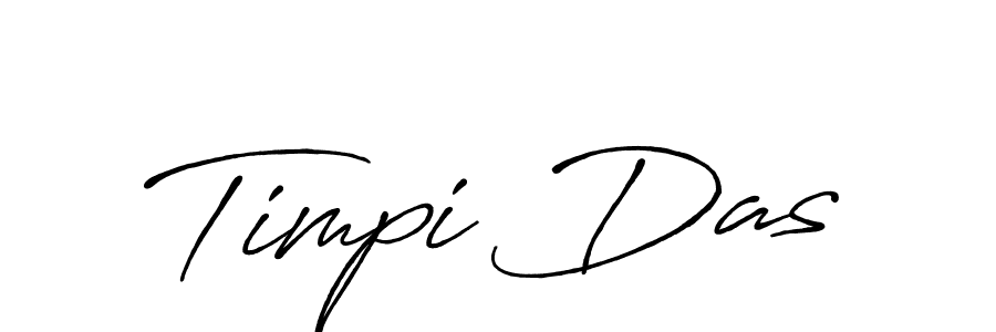 Create a beautiful signature design for name Timpi Das. With this signature (Antro_Vectra_Bolder) fonts, you can make a handwritten signature for free. Timpi Das signature style 7 images and pictures png