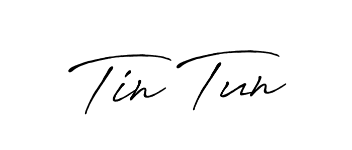 It looks lik you need a new signature style for name Tin Tun. Design unique handwritten (Antro_Vectra_Bolder) signature with our free signature maker in just a few clicks. Tin Tun signature style 7 images and pictures png