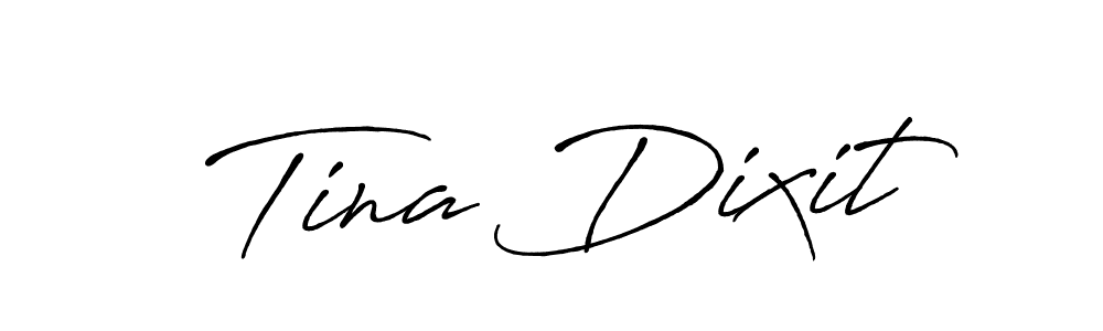 Tina Dixit stylish signature style. Best Handwritten Sign (Antro_Vectra_Bolder) for my name. Handwritten Signature Collection Ideas for my name Tina Dixit. Tina Dixit signature style 7 images and pictures png