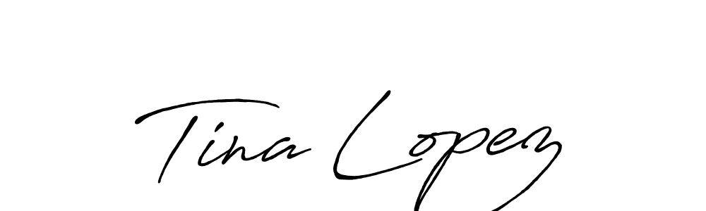 The best way (Antro_Vectra_Bolder) to make a short signature is to pick only two or three words in your name. The name Tina Lopez include a total of six letters. For converting this name. Tina Lopez signature style 7 images and pictures png