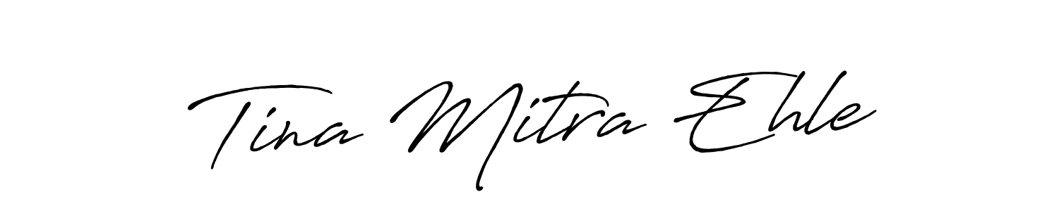 Use a signature maker to create a handwritten signature online. With this signature software, you can design (Antro_Vectra_Bolder) your own signature for name Tina Mitra Ehle. Tina Mitra Ehle signature style 7 images and pictures png