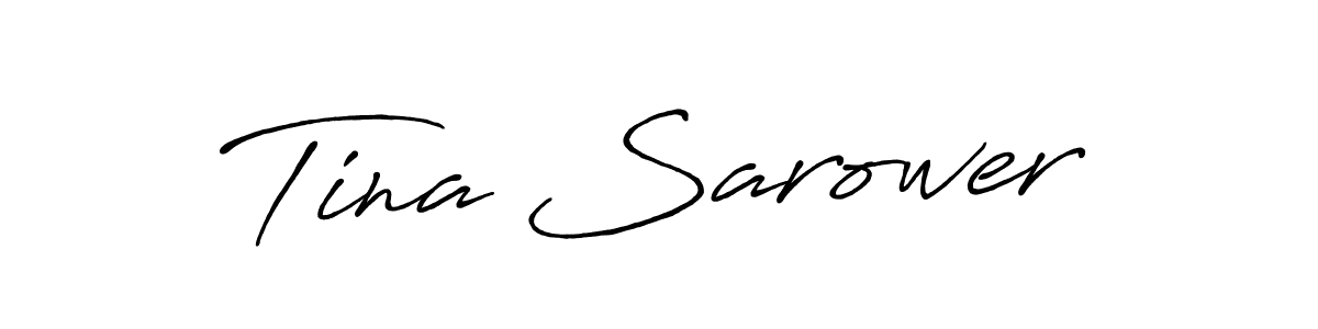 Also we have Tina Sarower name is the best signature style. Create professional handwritten signature collection using Antro_Vectra_Bolder autograph style. Tina Sarower signature style 7 images and pictures png