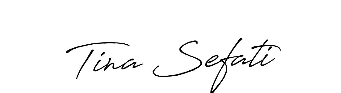 How to make Tina Sefati signature? Antro_Vectra_Bolder is a professional autograph style. Create handwritten signature for Tina Sefati name. Tina Sefati signature style 7 images and pictures png