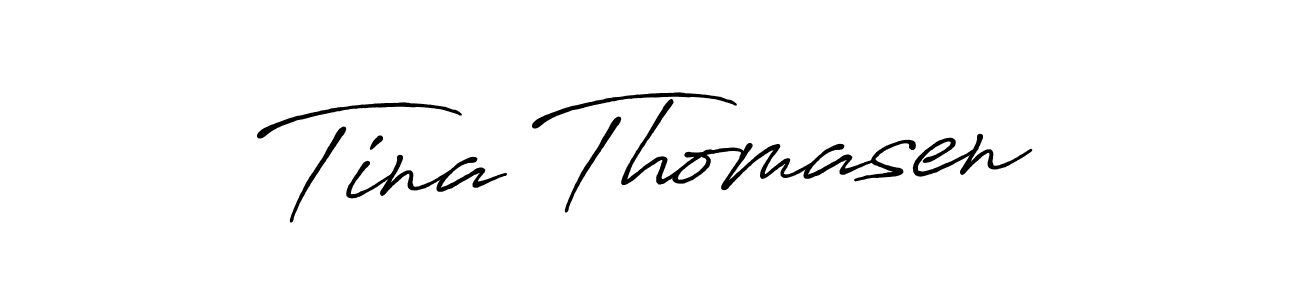 Use a signature maker to create a handwritten signature online. With this signature software, you can design (Antro_Vectra_Bolder) your own signature for name Tina Thomasen. Tina Thomasen signature style 7 images and pictures png