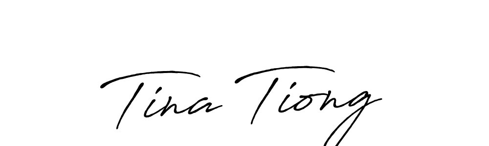 Also You can easily find your signature by using the search form. We will create Tina Tiong name handwritten signature images for you free of cost using Antro_Vectra_Bolder sign style. Tina Tiong signature style 7 images and pictures png