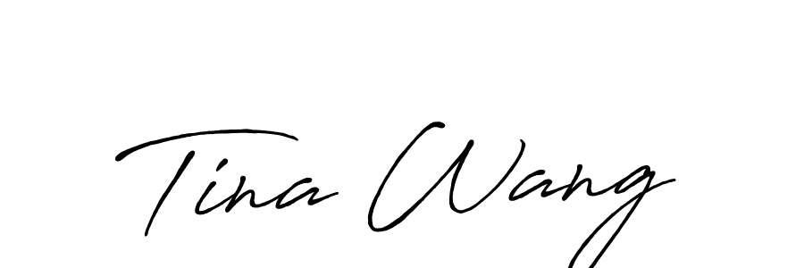 Antro_Vectra_Bolder is a professional signature style that is perfect for those who want to add a touch of class to their signature. It is also a great choice for those who want to make their signature more unique. Get Tina Wang name to fancy signature for free. Tina Wang signature style 7 images and pictures png