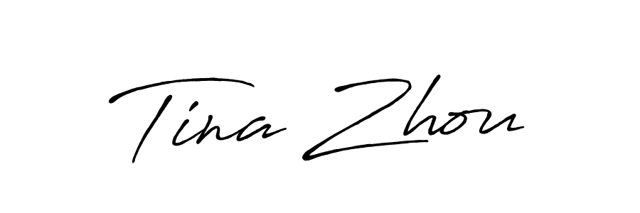 Make a beautiful signature design for name Tina Zhou. Use this online signature maker to create a handwritten signature for free. Tina Zhou signature style 7 images and pictures png