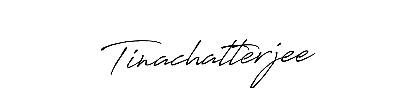 Use a signature maker to create a handwritten signature online. With this signature software, you can design (Antro_Vectra_Bolder) your own signature for name Tinachatterjee. Tinachatterjee signature style 7 images and pictures png