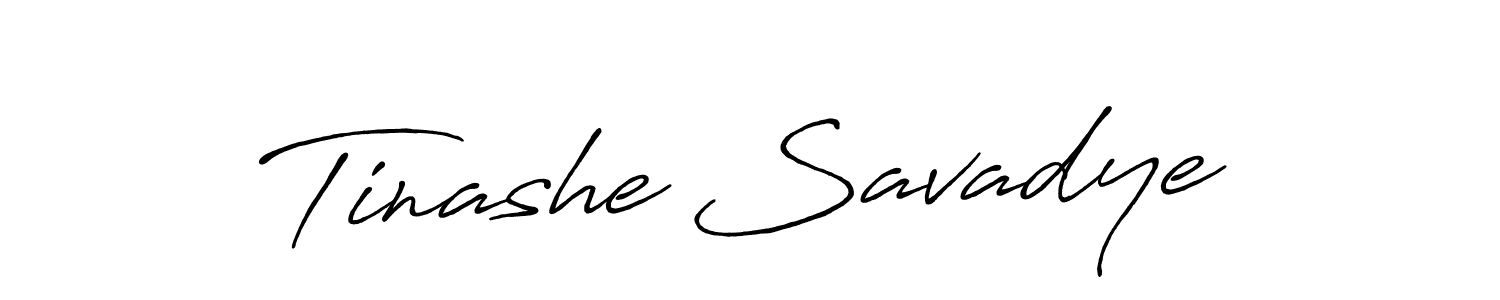 Tinashe Savadye stylish signature style. Best Handwritten Sign (Antro_Vectra_Bolder) for my name. Handwritten Signature Collection Ideas for my name Tinashe Savadye. Tinashe Savadye signature style 7 images and pictures png